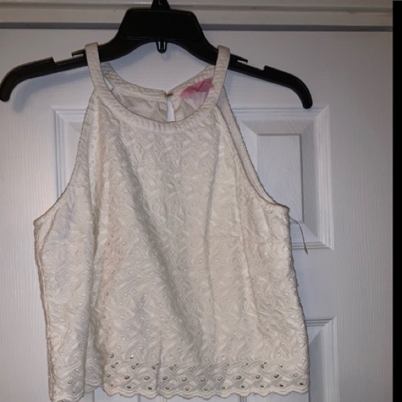 Lilly Pulitzer Tops - NWOT, Lily Pulitzer White Eyelet Top